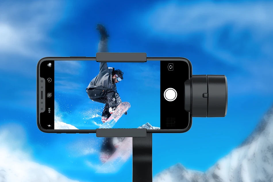 Support de téléphone à cardan 3 axes portatif F8 Stabilisateur d'enregistrement vidéo anti-secousse pour téléphone portable Xiaomi iPhone Smartphone