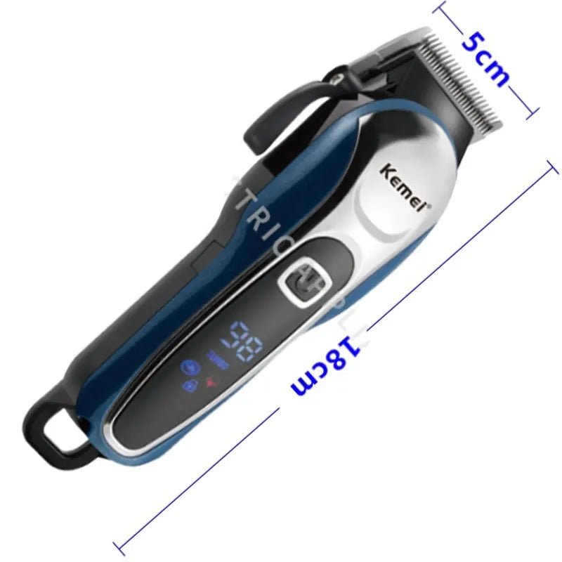 Kemei 1995 Rechargeable LCD Display Hair Clipper Adjustable Powerful Motor Electric Beard Trimmer Men Hair Trimmer Machine