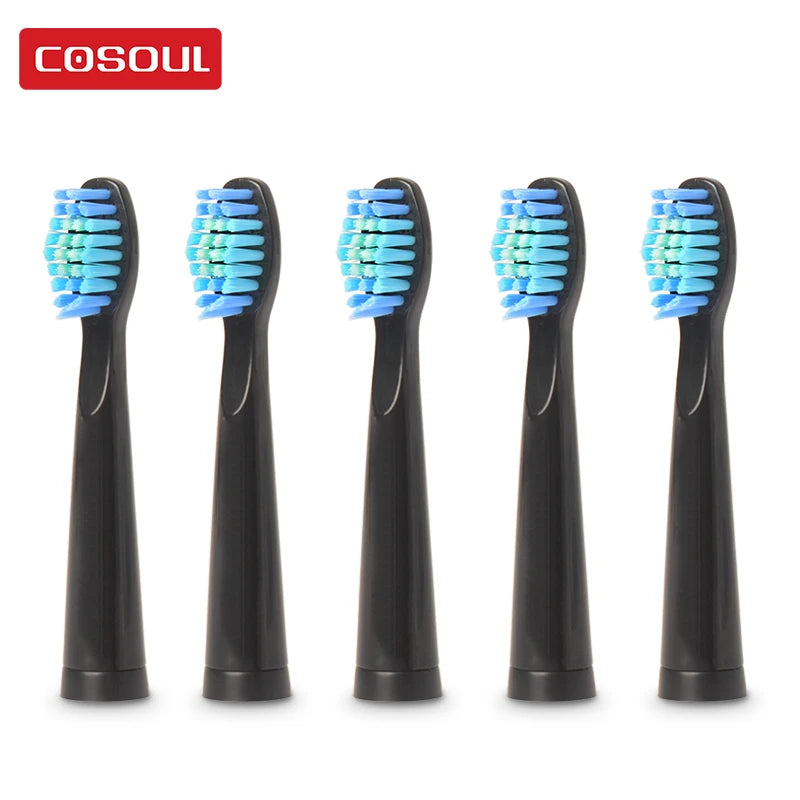 Têtes de brosse à dents électrique originales COSOUL Têtes de rechange pour brosse à dents Nettoie en profondeur Blanchit Soins bucco-dentaires sains