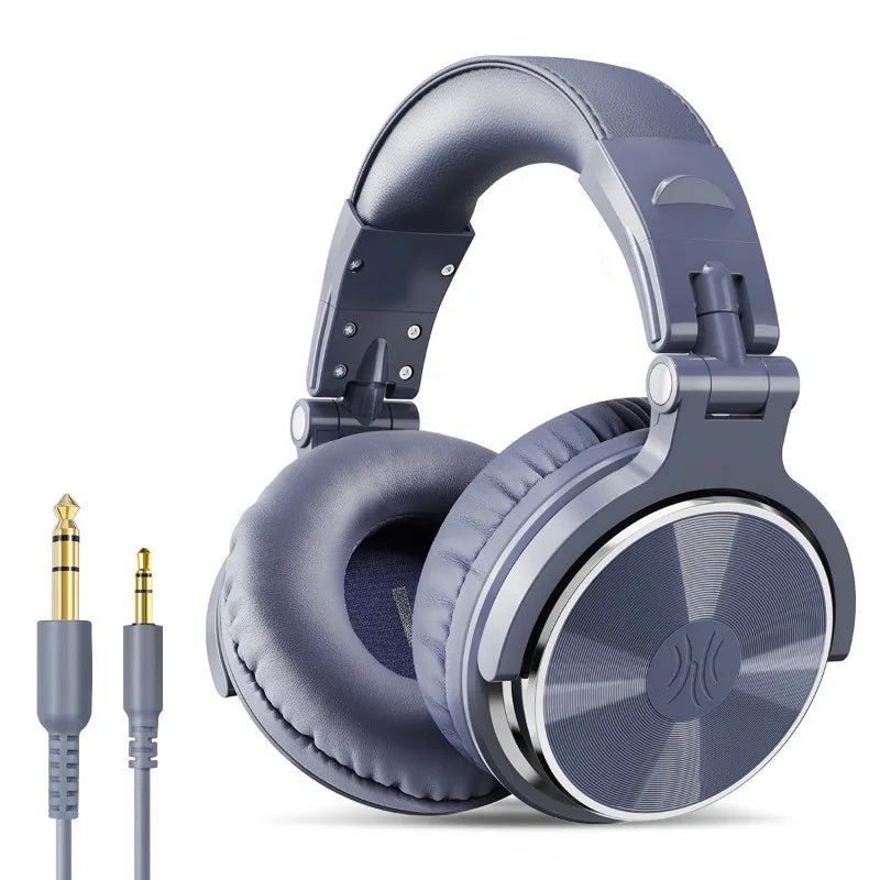 Casque DJ professionnel filaire Oneodio avec microphone supra-auriculaire HiFi pour téléphone et PC