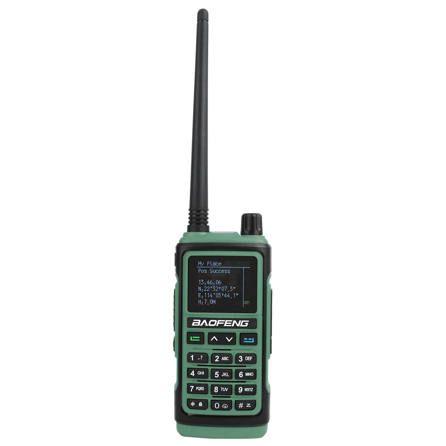 Baofeng UV-17Pro GPS Talkie Walkie 108-136MHz Air Band VHF UHF 200-260MHz 350-355MHz Radio FM Six Bandes Fréquence Copie Étanche