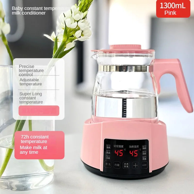 1.2L Infant Thermostatic Milk Regulator Kettle Hot Water Smart Insulation Pot Automatic Milk Warming Warm Milk Powder GL41