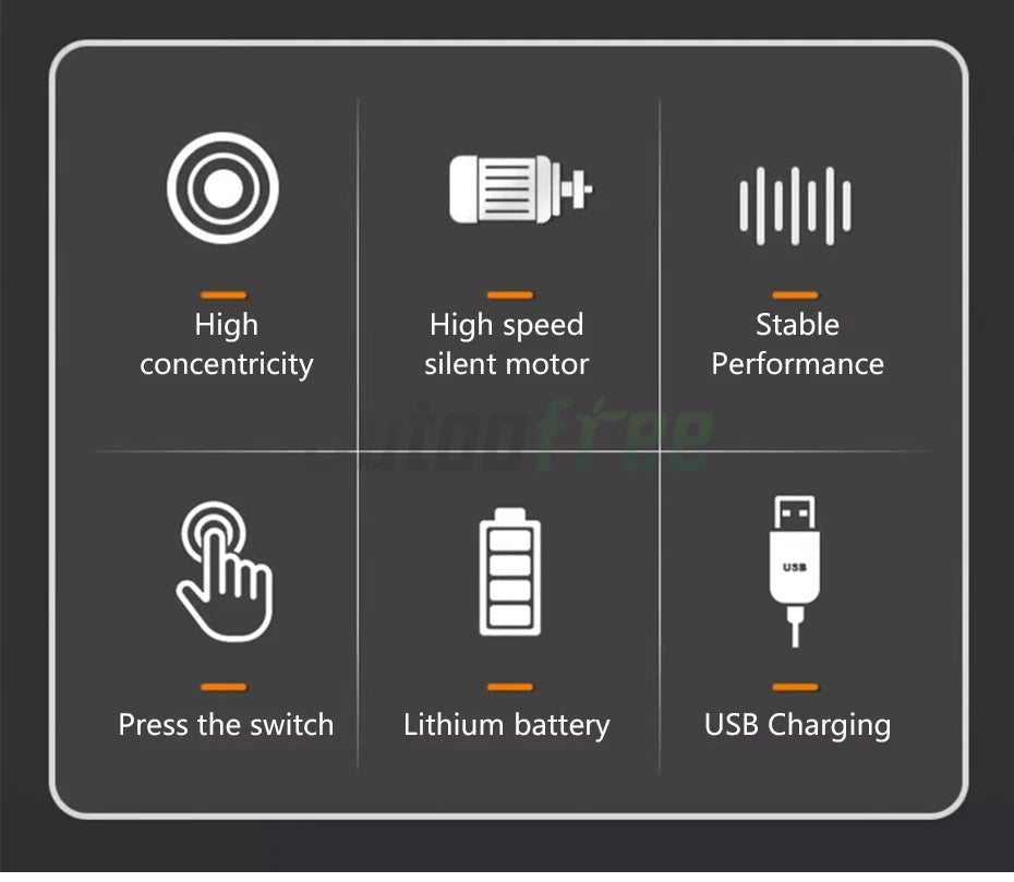 35W USB Cordless Rotary Tool Dremel DIY Mini Drill Engraving Pen Electric 3 Speed Mini Wireless Drill Set 8500r-21000r/min