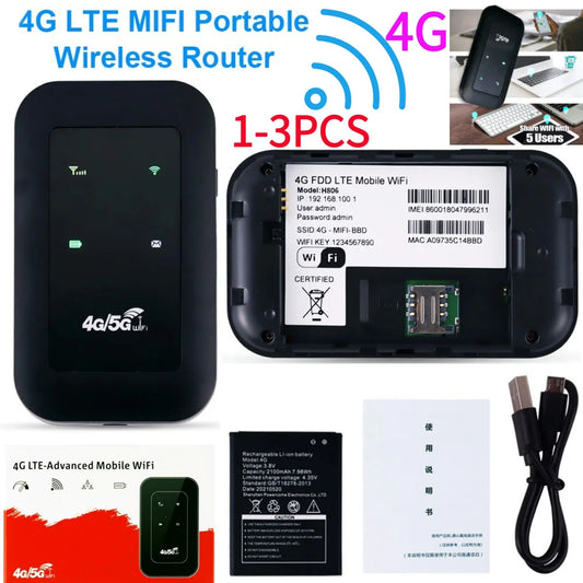 1 à 3 mini cartes réseau sans fil 150 Mbps, répéteur WiFi, routeur 4G, amplificateur de signal, extension de réseau, emplacement pour carte SIM 3G/4G