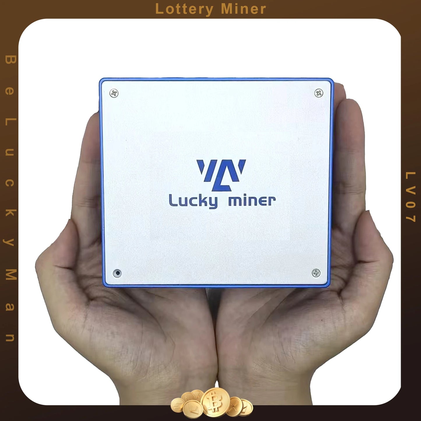 Bitcoin Miner Lucky Miner LV07 ASIC Mining SHA256 1TH/S BTC BCH BSV DGB Lottery Device Crypto Solo Miner Mining Machine