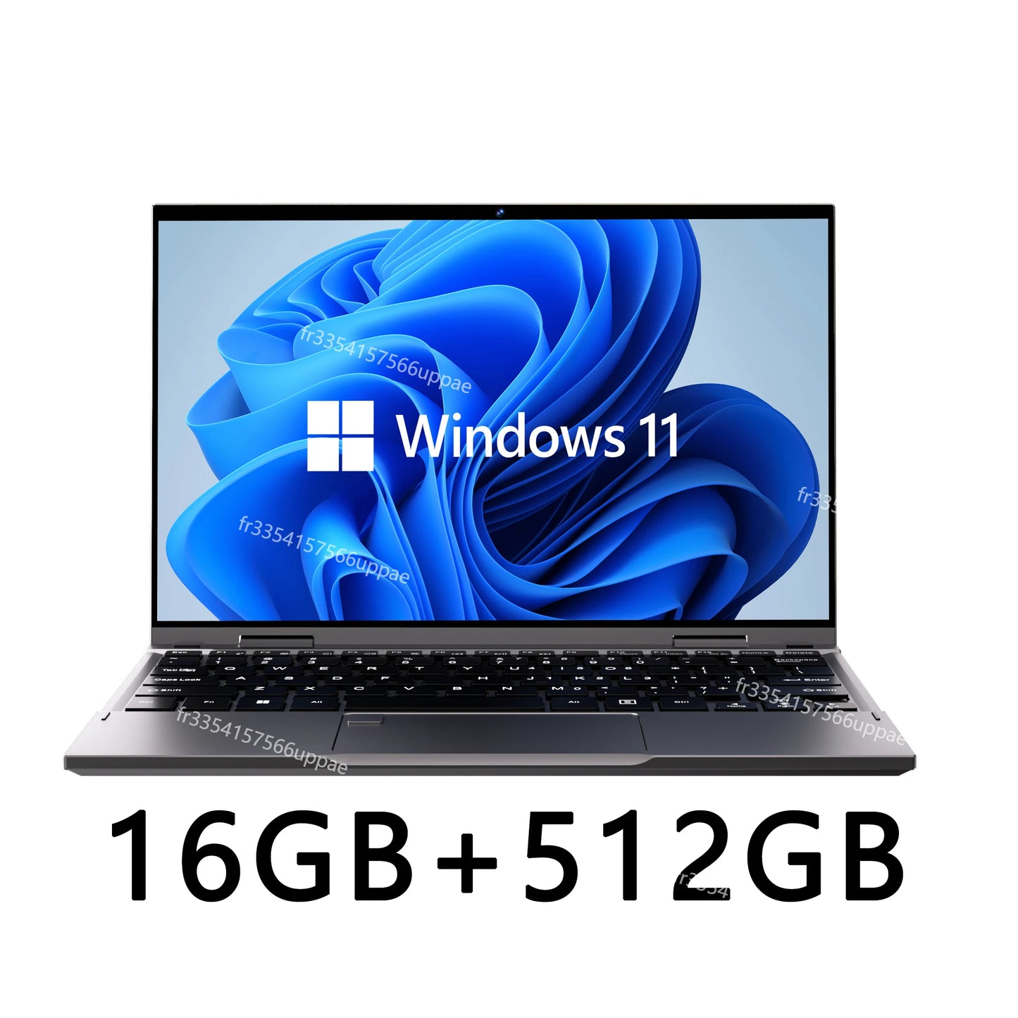 New 10.95 inch 360° Flip OLED Touch Screen Laptop Windows 11 Intel N95 16GB DDR5 RAM 2TB SSD ROM Aluminum alloy body