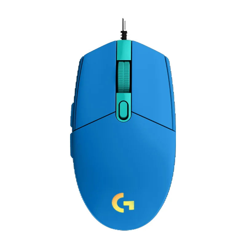 Souris de jeu Logitech G102 USB Type A 8000 DPI PC / Mac / Ordinateur portable Accessoires pour ordinateur portable Souris