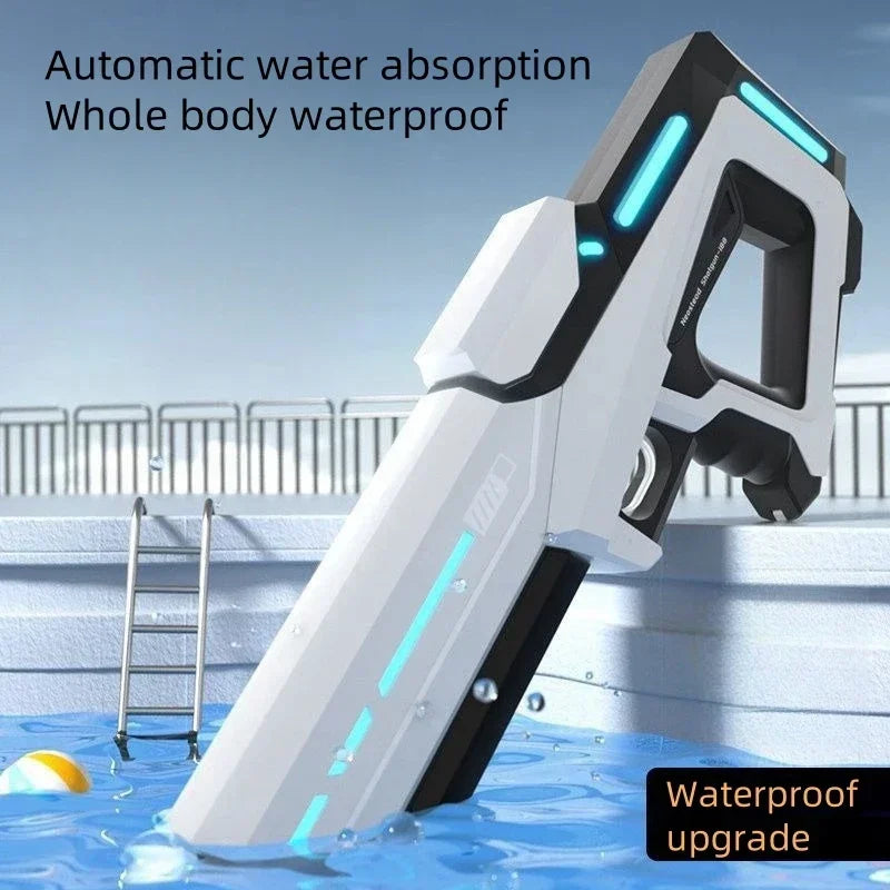 Automatic water absorbing electric water gun, outdoor beach swimming pool entertainment, adult and children's water gun