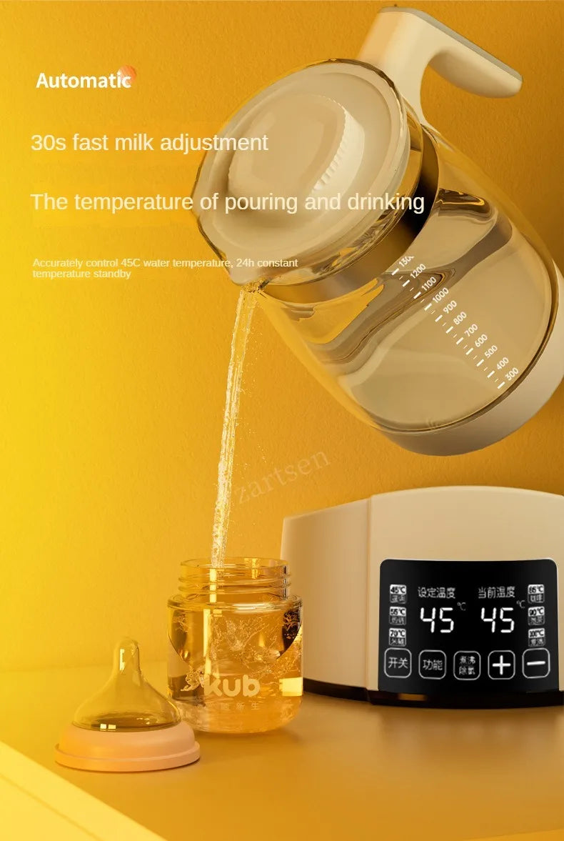 1.2L Infant Thermostatic Milk Regulator Kettle Hot Water Smart Insulation Pot Automatic Milk Warming Warm Milk Powder GL41