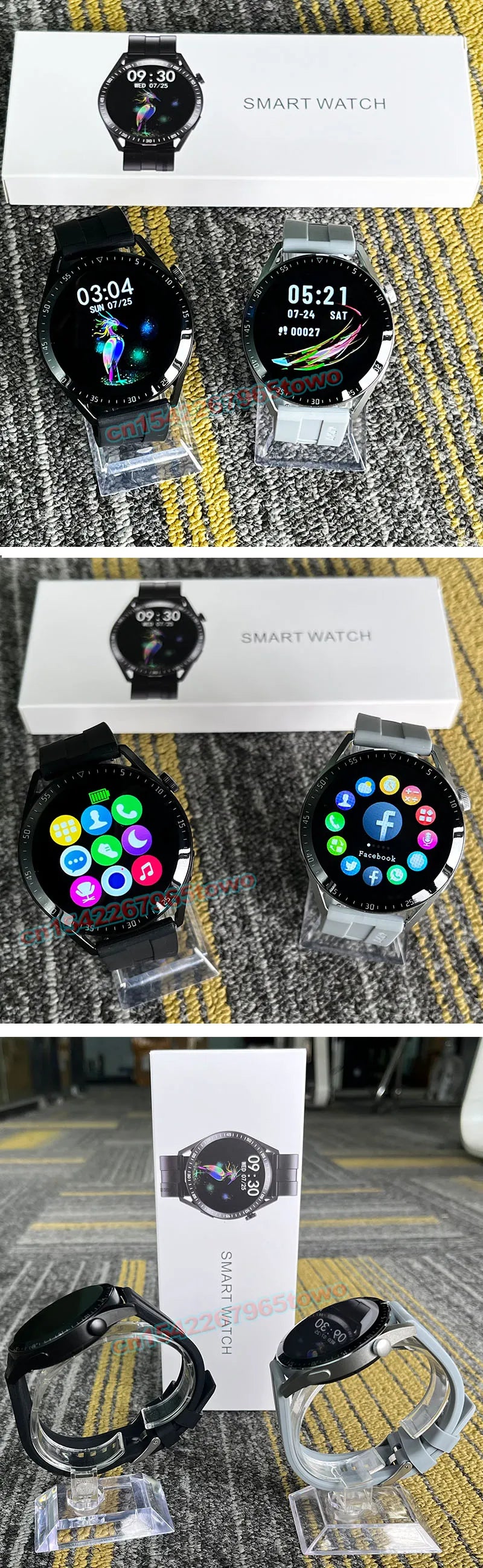 2024 New GT3 Pro Smart Watch Men Women AMOLED 420*420 HD Screen Heart Rate Bluetooth Calls Waterproof SmartWatch For Android IOS