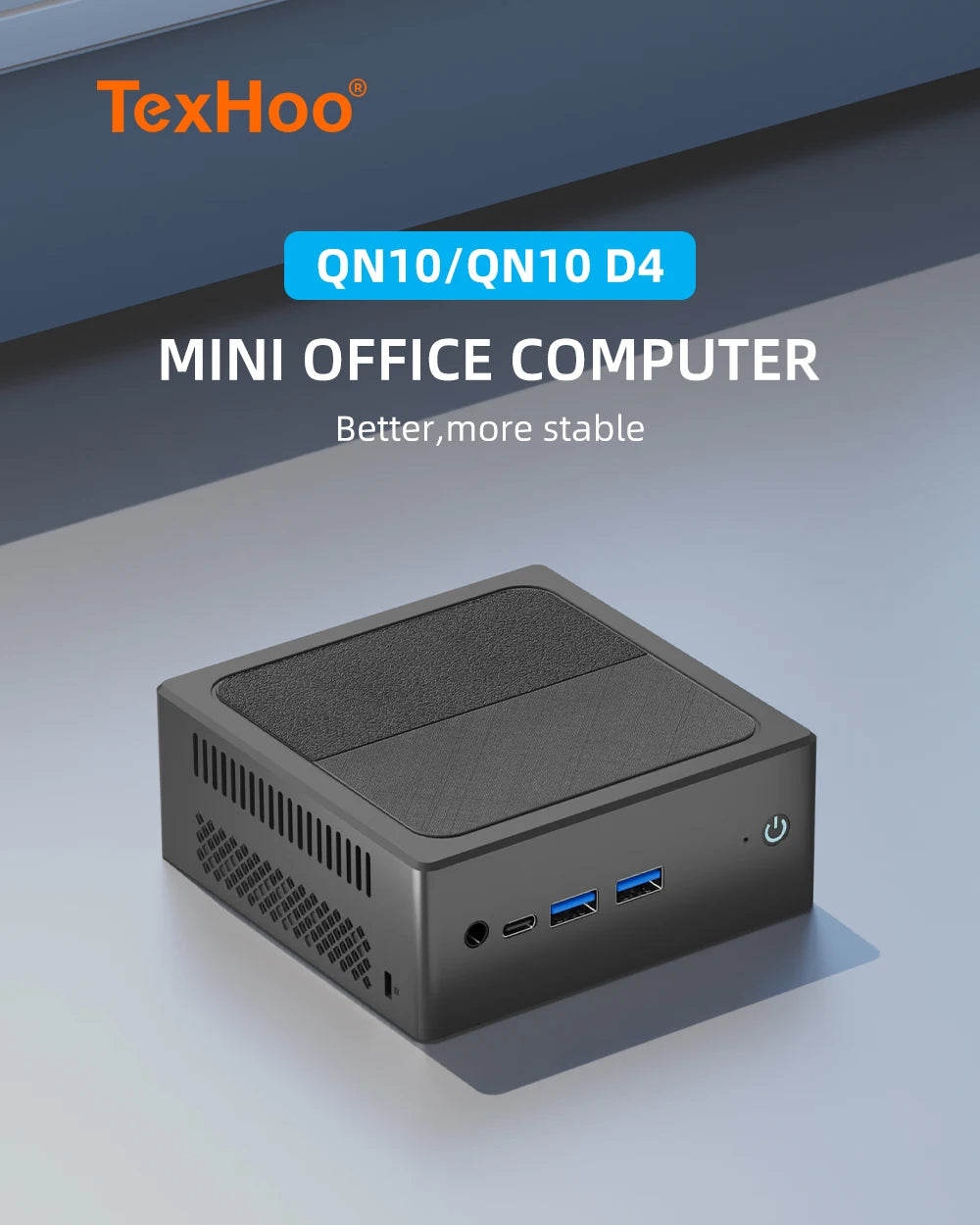 Mini PC de poche 12e génération Windows 11, processeur Intel N100 8 Go DDR5 4800 MHz 256 Go, mini ordinateur de poche 12 V double LAN