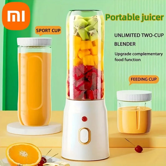 Xiaomi Electric Blender Juicer USB Fast Rechargeable Mixer Fresh Fruit Grinder Portable Multifunction Cup Shakes Smoothie Maker