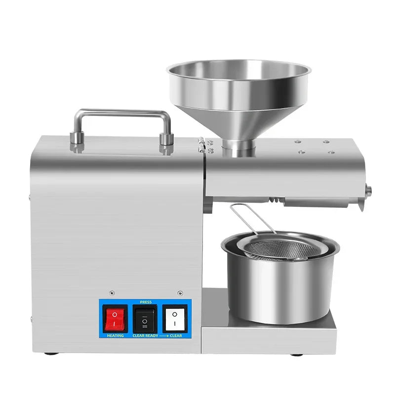 220V/110V Linseed Olive Kernel Stainless Steel Intelligent Temperature Control Oil Press  RG-311/RG-312 Hot and Cold Oil Press