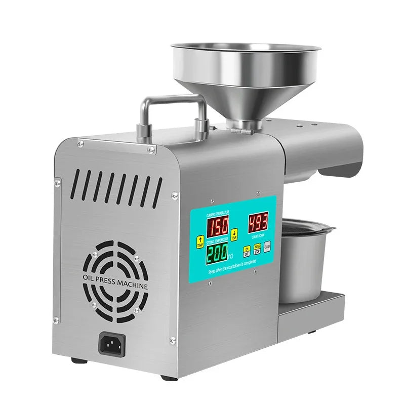 220V/110V Linseed Olive Kernel Stainless Steel Intelligent Temperature Control Oil Press  RG-311/RG-312 Hot and Cold Oil Press