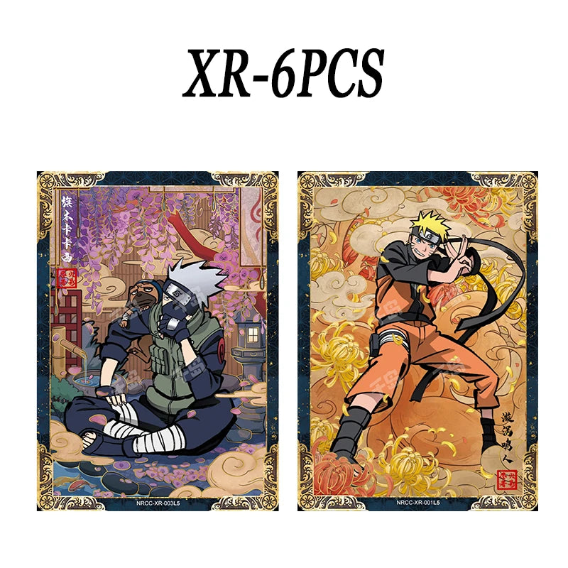 kayou NARUTO  sp mr xr series Sasuke Anime characters Bronzing game collection flash card Cartoon board game toys Christmas gift