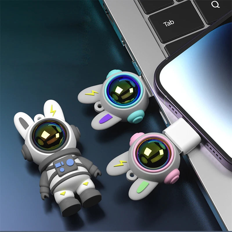 U&H V014 Rabbit Key USB Stick Pendrive Portable Pen Drive With 4GB/8GB/16GB/32GB/64GB/128GB/265GB For Desktops Laptops Keychain