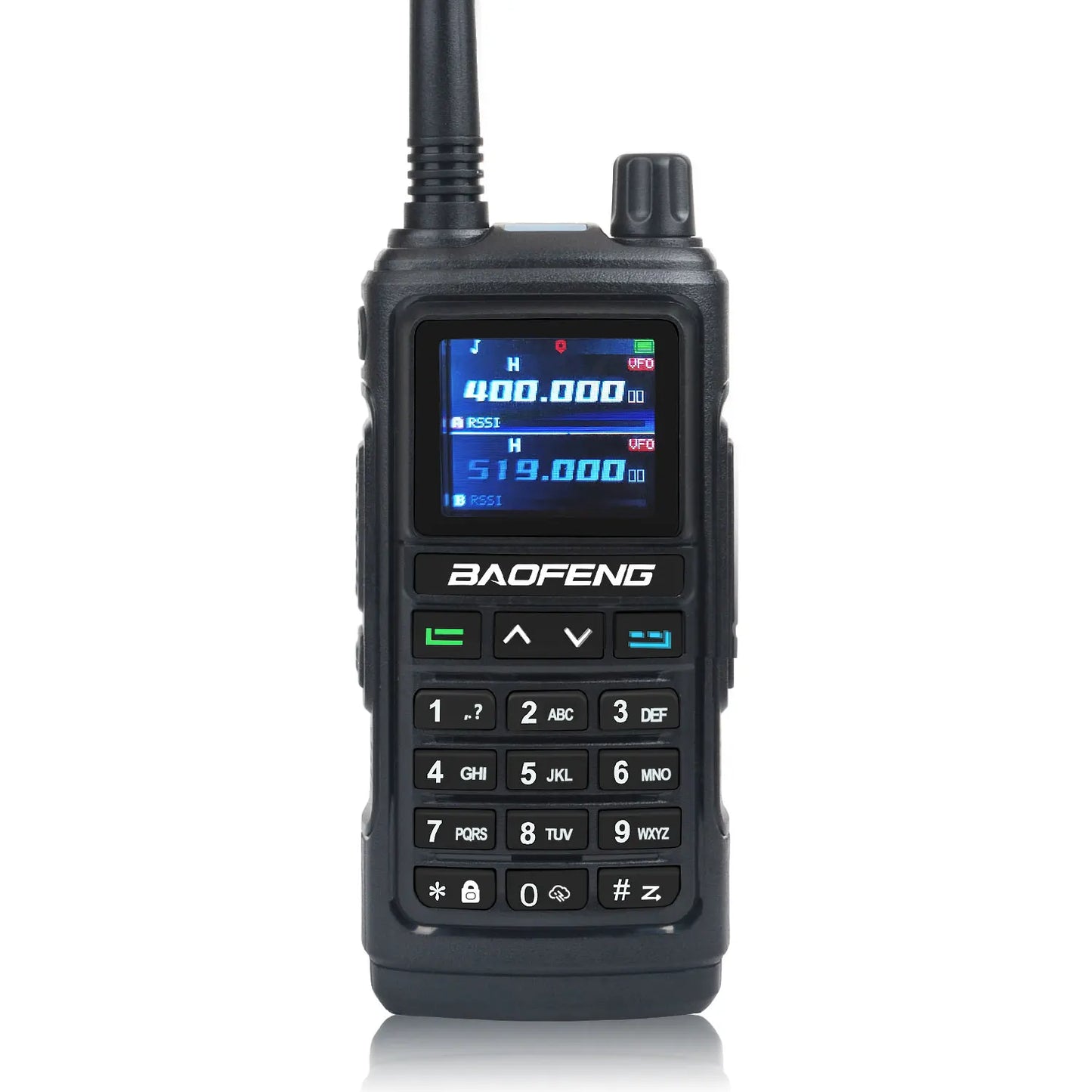 Baofeng UV-17Pro GPS Talkie Walkie 108-136MHz Air Band VHF UHF 200-260MHz 350-355MHz Radio FM Six Bandes Fréquence Copie Étanche