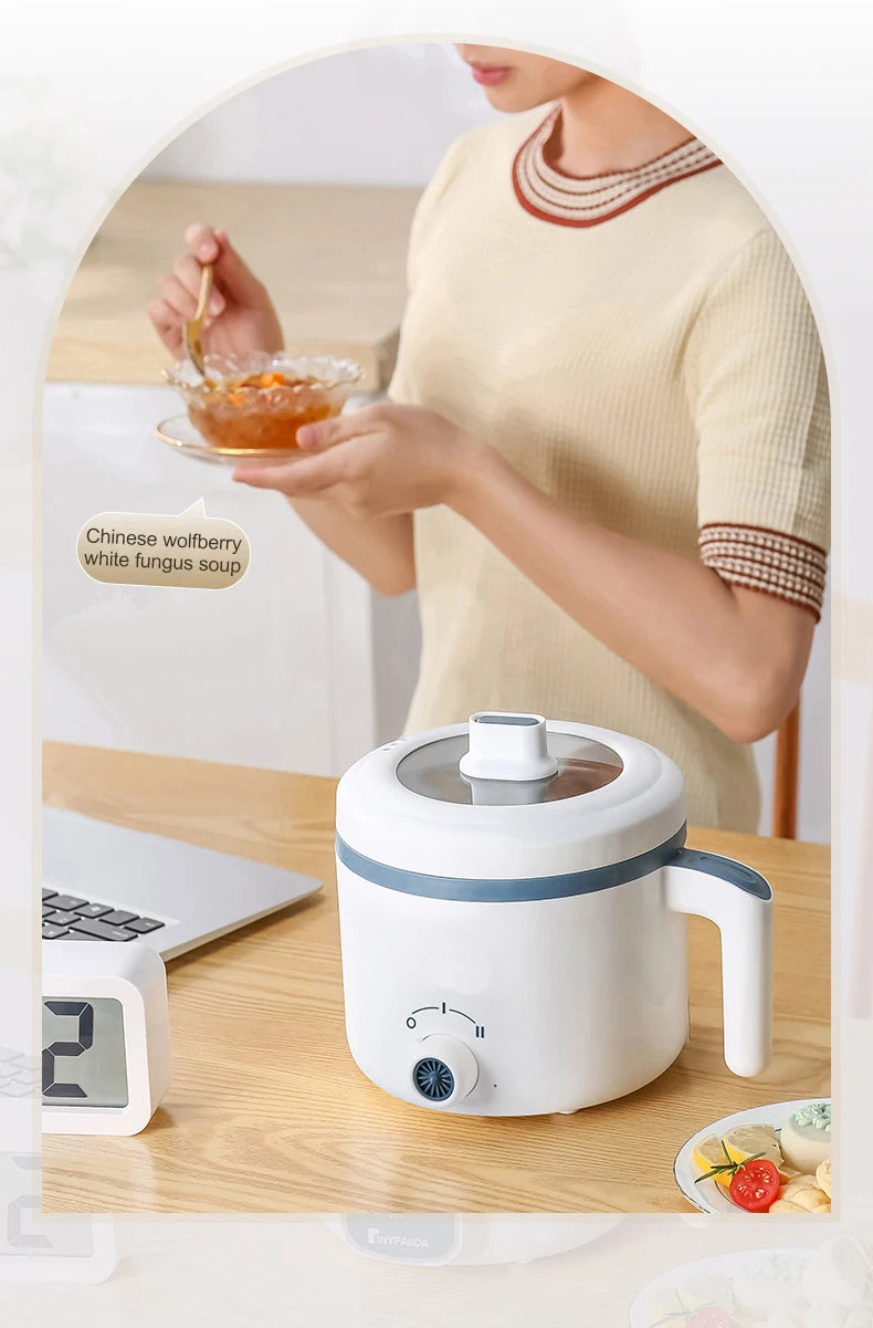 Mini Electric Rice Cooker Single Double Layer Intelligent Automatic Home Kitchen Cooker 1-2 People MultiCooker Steamed Rice Pot