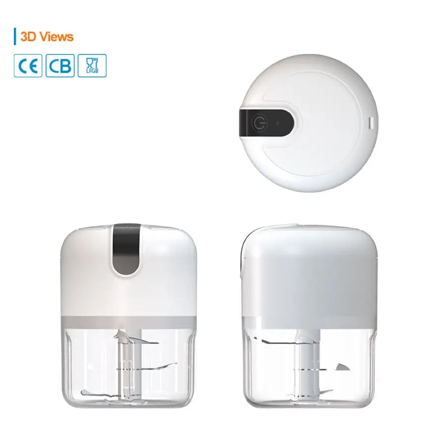 250ml Rechargeable Kitchen Portable Electric Garlic Vegetable Chopper Mini Food Processor Food Blender