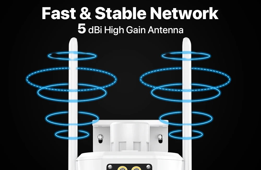 Caméra WIFI 4K 8MP double écran double objectif Caméra PTZ 2K Caméra de sécurité extérieure IP66 étanche à suivi automatique Surveillance ICSEE