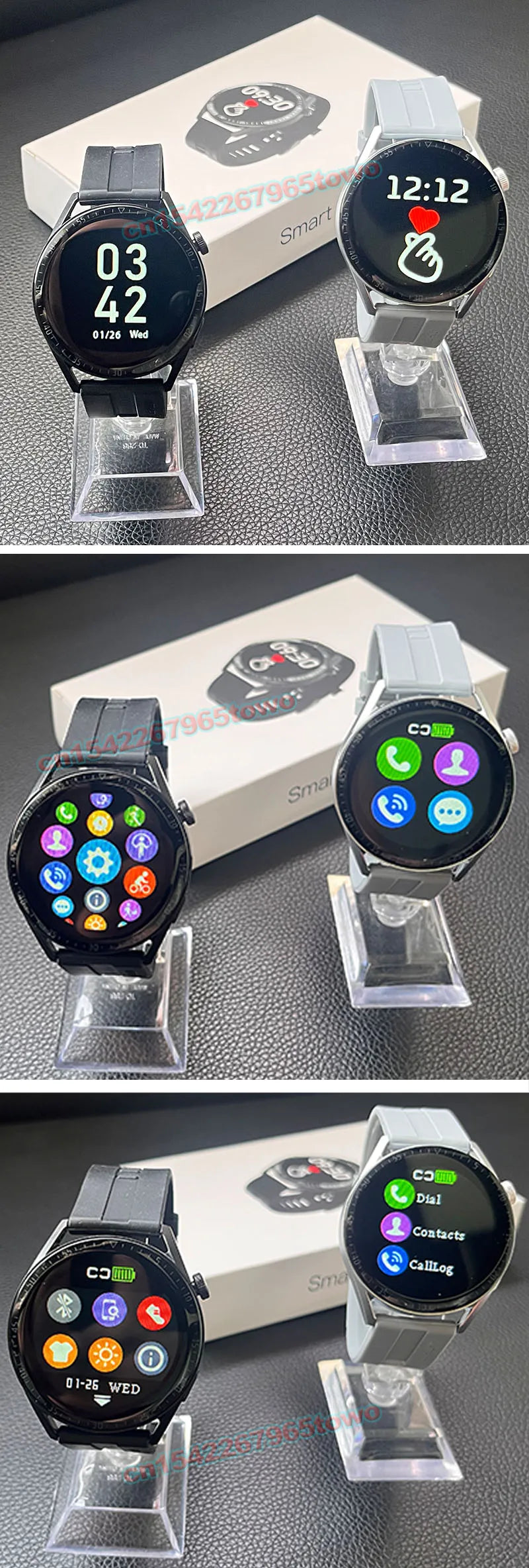 2024 New GT3 Pro Smart Watch Men Women AMOLED 420*420 HD Screen Heart Rate Bluetooth Calls Waterproof SmartWatch For Android IOS