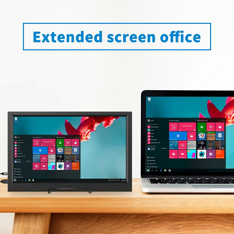 Moniteur portable 11,6 pouces compatible HDMI pour ordinateur portable, deuxième écran de jeu étendu pour Switch/PS4/Xbox/Raspberry Pi