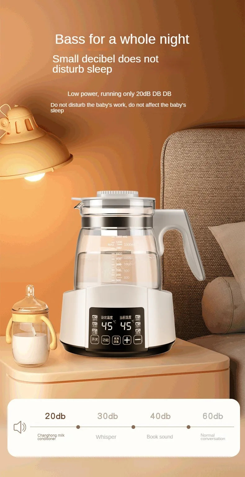 1.2L Infant Thermostatic Milk Regulator Kettle Hot Water Smart Insulation Pot Automatic Milk Warming Warm Milk Powder GL41