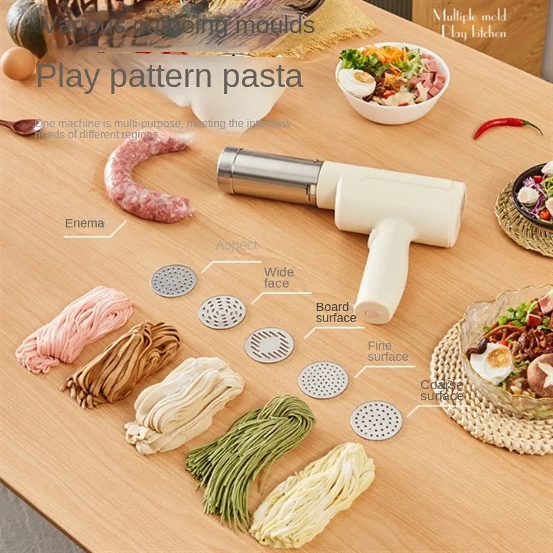 Multifunctional Noodle Machine Home Fully Automatic Wireless Handheld Commercial Portable Noodle Squeezing